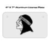4 X 7 Aluminum License Plate  Thumbnail