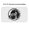 4 X 7 Aluminum License Plate  Thumbnail