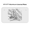 4 X 7 Aluminum License Plate  Thumbnail