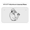 4 X 7 Aluminum License Plate  Thumbnail