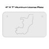 4 X 7 Aluminum License Plate  Thumbnail