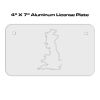 4 X 7 Aluminum License Plate  Thumbnail