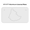 4 X 7 Aluminum License Plate  Thumbnail