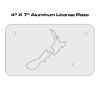 4 X 7 Aluminum License Plate  Thumbnail