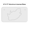 4 X 7 Aluminum License Plate  Thumbnail