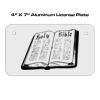 4 X 7 Aluminum License Plate  Thumbnail