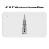 4 X 7 Aluminum License Plate  Thumbnail