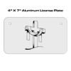 4 X 7 Aluminum License Plate  Thumbnail