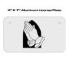 4 X 7 Aluminum License Plate  Thumbnail
