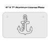 4 X 7 Aluminum License Plate  Thumbnail