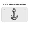4 X 7 Aluminum License Plate  Thumbnail