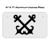 4 X 7 Aluminum License Plate  Thumbnail