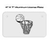 4 X 7 Aluminum License Plate  Thumbnail