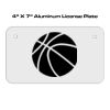 4 X 7 Aluminum License Plate  Thumbnail