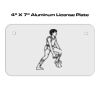 4 X 7 Aluminum License Plate  Thumbnail