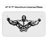 4 X 7 Aluminum License Plate  Thumbnail
