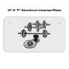 4 X 7 Aluminum License Plate  Thumbnail