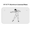 4 X 7 Aluminum License Plate  Thumbnail