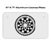 4 X 7 Aluminum License Plate  Thumbnail