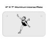 4 X 7 Aluminum License Plate  Thumbnail