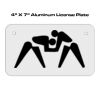 4 X 7 Aluminum License Plate  Thumbnail