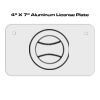 4 X 7 Aluminum License Plate  Thumbnail