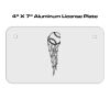 4 X 7 Aluminum License Plate  Thumbnail