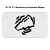 4 X 7 Aluminum License Plate  Thumbnail
