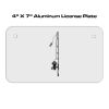 4 X 7 Aluminum License Plate  Thumbnail