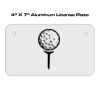 4 X 7 Aluminum License Plate  Thumbnail