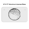 4 X 7 Aluminum License Plate  Thumbnail