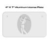 4 X 7 Aluminum License Plate  Thumbnail
