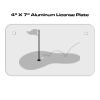 4 X 7 Aluminum License Plate  Thumbnail