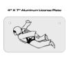 4 X 7 Aluminum License Plate  Thumbnail