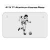 4 X 7 Aluminum License Plate  Thumbnail
