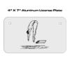 4 X 7 Aluminum License Plate  Thumbnail