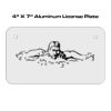 4 X 7 Aluminum License Plate  Thumbnail
