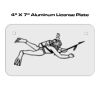 4 X 7 Aluminum License Plate  Thumbnail