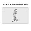 4 X 7 Aluminum License Plate  Thumbnail