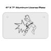 4 X 7 Aluminum License Plate  Thumbnail