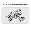 4 X 7 Aluminum License Plate  Thumbnail