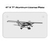 4 X 7 Aluminum License Plate  Thumbnail