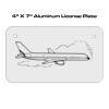 4 X 7 Aluminum License Plate  Thumbnail