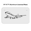4 X 7 Aluminum License Plate  Thumbnail