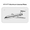 4 X 7 Aluminum License Plate  Thumbnail
