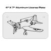 4 X 7 Aluminum License Plate  Thumbnail