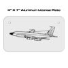 4 X 7 Aluminum License Plate  Thumbnail