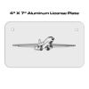 4 X 7 Aluminum License Plate  Thumbnail
