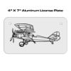 4 X 7 Aluminum License Plate  Thumbnail