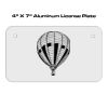 4 X 7 Aluminum License Plate  Thumbnail